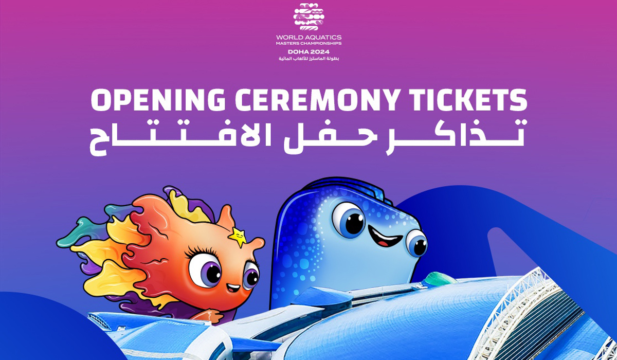 World Aquatics Championships – Doha 2024: Tickets now available for the opening ceremony
